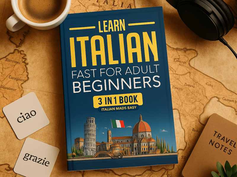 Learn Italian Fast for Adult Beginners: 3-in-1&nbsp;Workbook