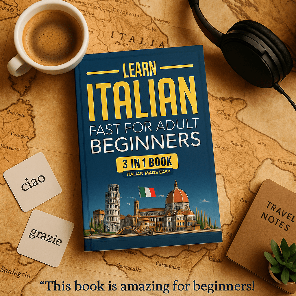 Learn Italian Fast for Adult Beginners: 3-in-1&nbsp;Workbook